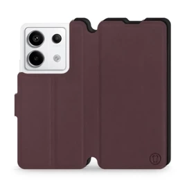 Phone Case Xiaomi Redmi Note 13 PRO - Design Burgundy with Black