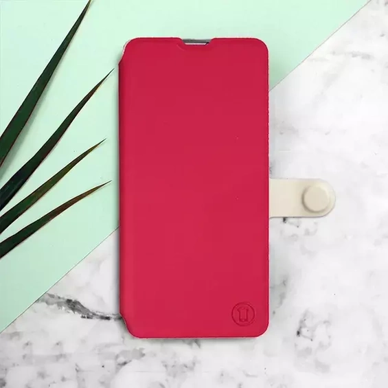 Hülle für Motorola Moto E13 - Farbe Rot mit Platin
