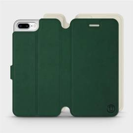 Etui Soft Touch do Apple iPhone 8 Plus - wzór Miejska zieleń z platyną
