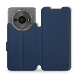 Hülle für Xiaomi Redmi A3 - Farbe Marineblau mit Platin