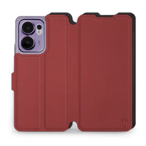 Phone Case OPPO Reno 13 F 5G - Design Dark Red with Black
