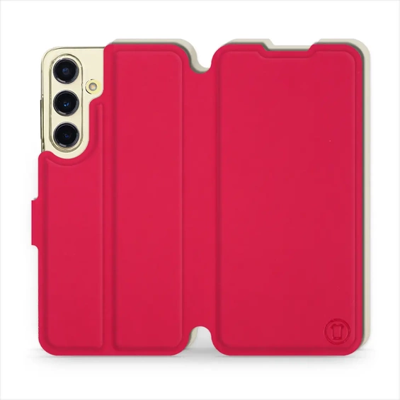Phone Case Samsung Galaxy S24 FE - Design Red with Platinum