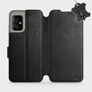 Phone Case Asus Zenfone 8 - Design Black Leather