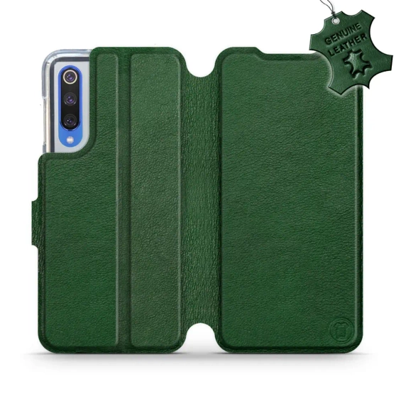 Phone Case Xiaomi Mi 9 SE - Design Green Leather