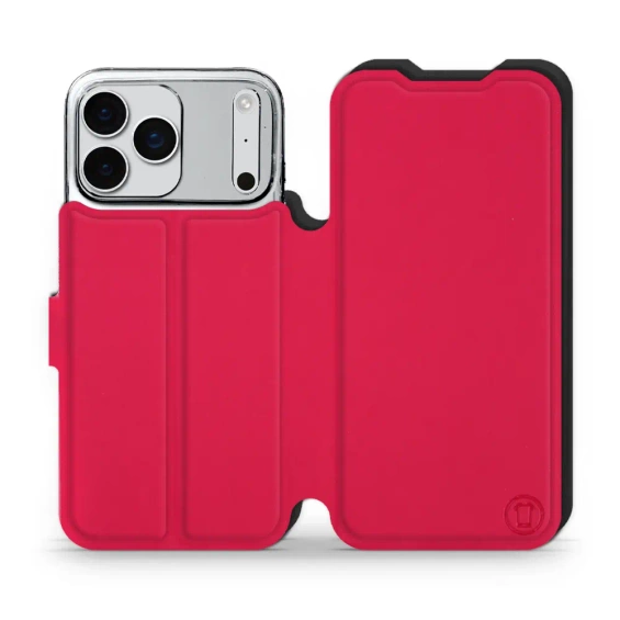 Hülle für Apple iPhone 17 Pro Max - Farbe Rot mit Schwarz