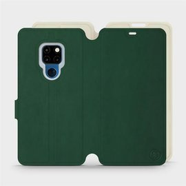 Phone Case Huawei Mate 20 - Design Green with Platinum