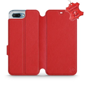 Phone Case Huawei Honor 10 - Design Red Leather