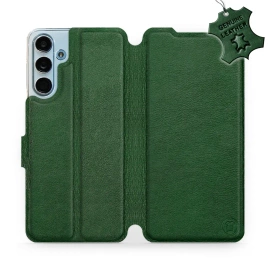 Phone Case Samsung Galaxy M55 5G - Design Green Leather