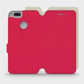 Phone Case Xiaomi Mi A1 - Design Red with Platinum
