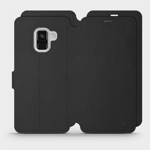 Phone Case Samsung Galaxy A8 2018 - Design Black with Black