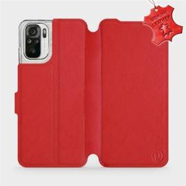 Phone Case Xiaomi Redmi Note 10s - Design Red Leather
