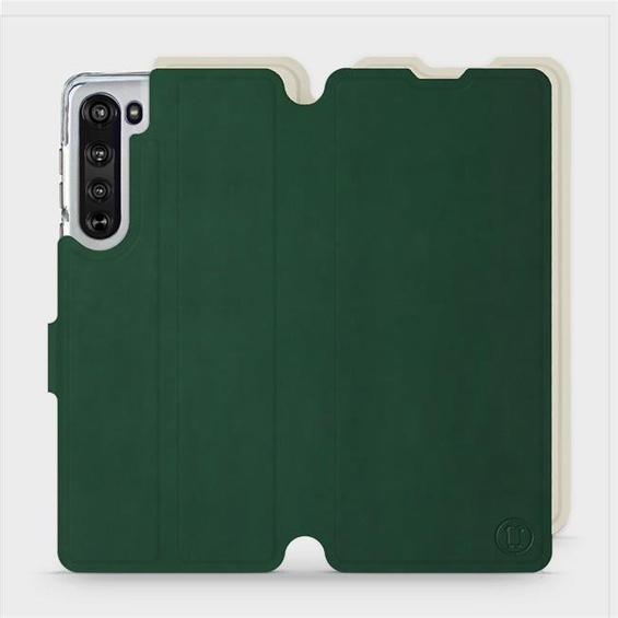 Phone Case Motorola Edge - Design Green with Platinum