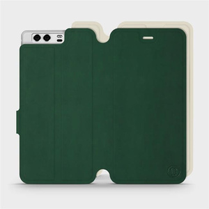 Phone Case Huawei P10 - Design Green with Platinum