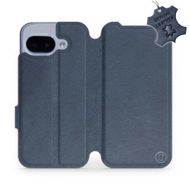 Phone Case Google Pixel 9A - Design Blue Leather