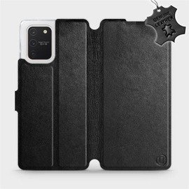 Phone Case Samsung Galaxy S10 Lite - Design Black Leather