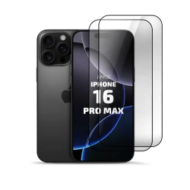 2-Pack Tempered Glass Clear for Apple iPhone 16 Pro Max