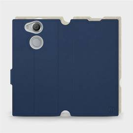 Phone Case Sony Xperia XA2 - Design Navy with Platinum