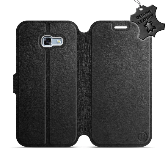 Phone Case Samsung Galaxy A5 2017 - Design Black Leather