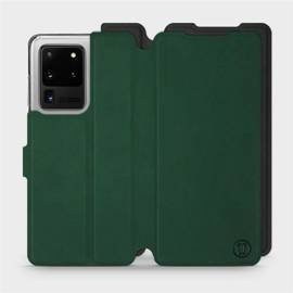Etui Soft Touch do Samsung Galaxy S20 Ultra - wzór Miejska zieleń z czernią