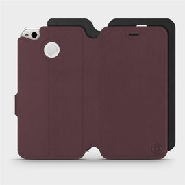 Phone Case Xiaomi Redmi 4X - Design Burgundy with Black