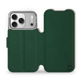 Phone Case Apple iPhone 17 Pro - Design Green with Platinum