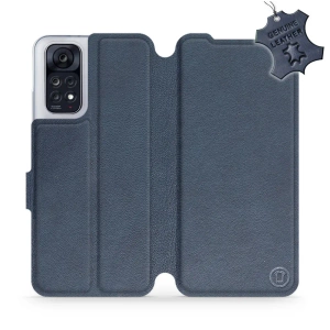 Phone Case Xiaomi Redmi Note 11 - Design Blue Leather