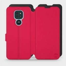 Phone Case Motorola Moto G9 Play - Design Red with Black