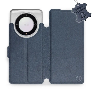 Phone Case Huawei Honor Magic5 Lite 5G - Design Blue Leather