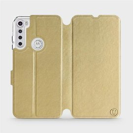 Phone Case Motorola One Fusion Plus - Design Gold&Gray