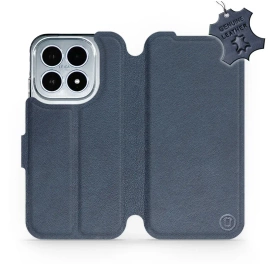 Phone Case Xiaomi 17 - Design Blue Leather