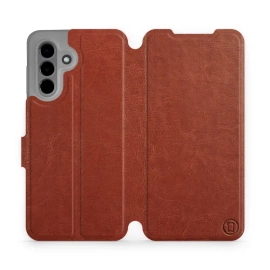 Phone Case Samsung Galaxy A36 5G - Design Brown&Gray