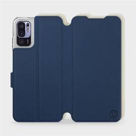 Phone Case Xiaomi Redmi Note 10 5G - Design Navy with Platinum