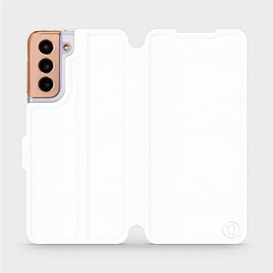 Phone Case Samsung Galaxy S21 - Design White&Gray