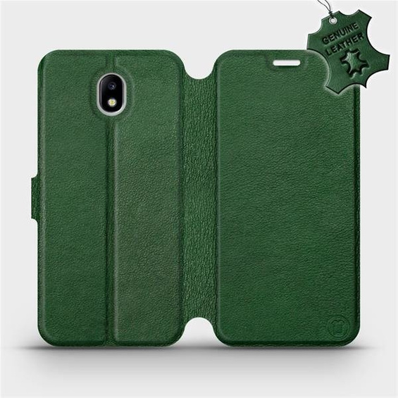 Phone Case Samsung Galaxy J7 2017 - Design Green Leather