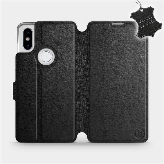 Hülle für Xiaomi Mi Mix 2S - Farbe Black Leather