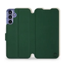 Phone Case Samsung Galaxy A15 4G - Design Green with Platinum