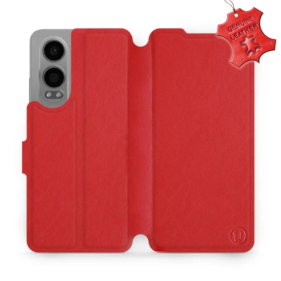 Phone Case OnePlus Nord CE 4 Lite - Design Red Leather