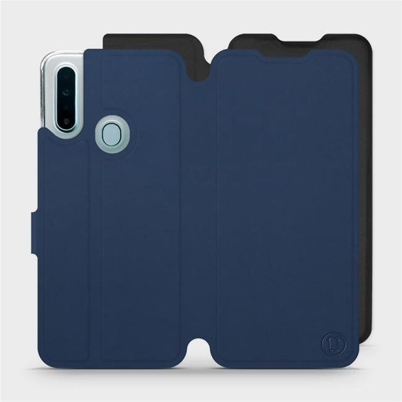 Hülle für OPPO A31 - Farbe Marine mit Schwarz