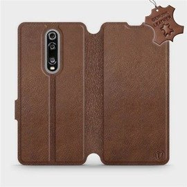 Phone Case Xiaomi Mi 9T - Design Brown Leather