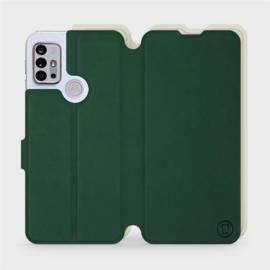 Phone Case Motorola Moto G10 - Design Green with Platinum