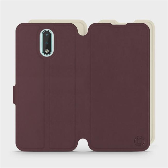 Phone Case Nokia 2.3 - Design Burgundy with Platinum
