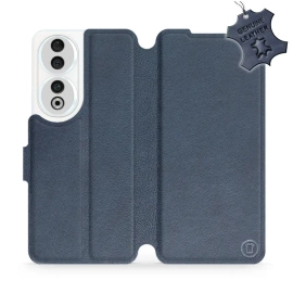 Phone Case Huawei Honor 90 - Design Blue Leather