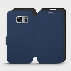 Phone Case Samsung Galaxy S7 Edge - Design Navy with Black
