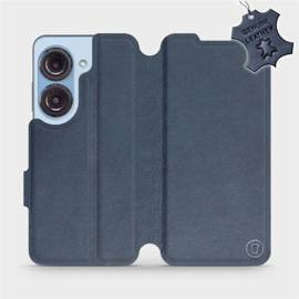 Hülle für Asus Zenfone 9 - Farbe Blue Leather