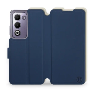 Phone Case OPPO A5m - Design Navy with Platinum