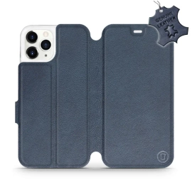 Phone Case Apple iPhone 11 Pro - Design Blue Leather