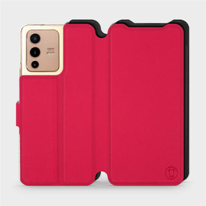 Phone Case Vivo V23 5G - Design Red with Black