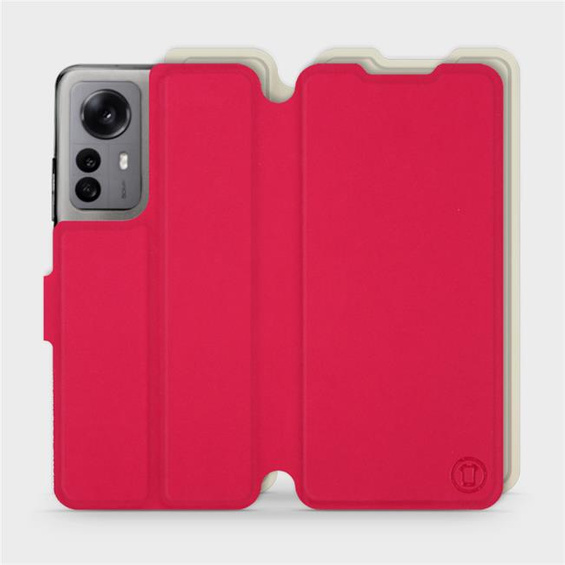 Hülle für Xiaomi 12X - Farbe Rot mit Platin