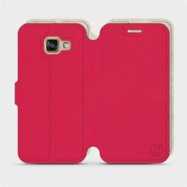 Phone Case Samsung Galaxy A3 2016 - Design Red with Platinum