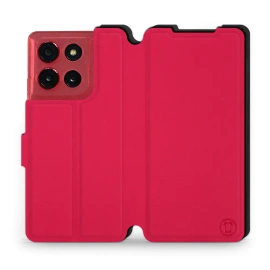 Phone Case Motorola Moto G86 Power 5G - Design Red with Black